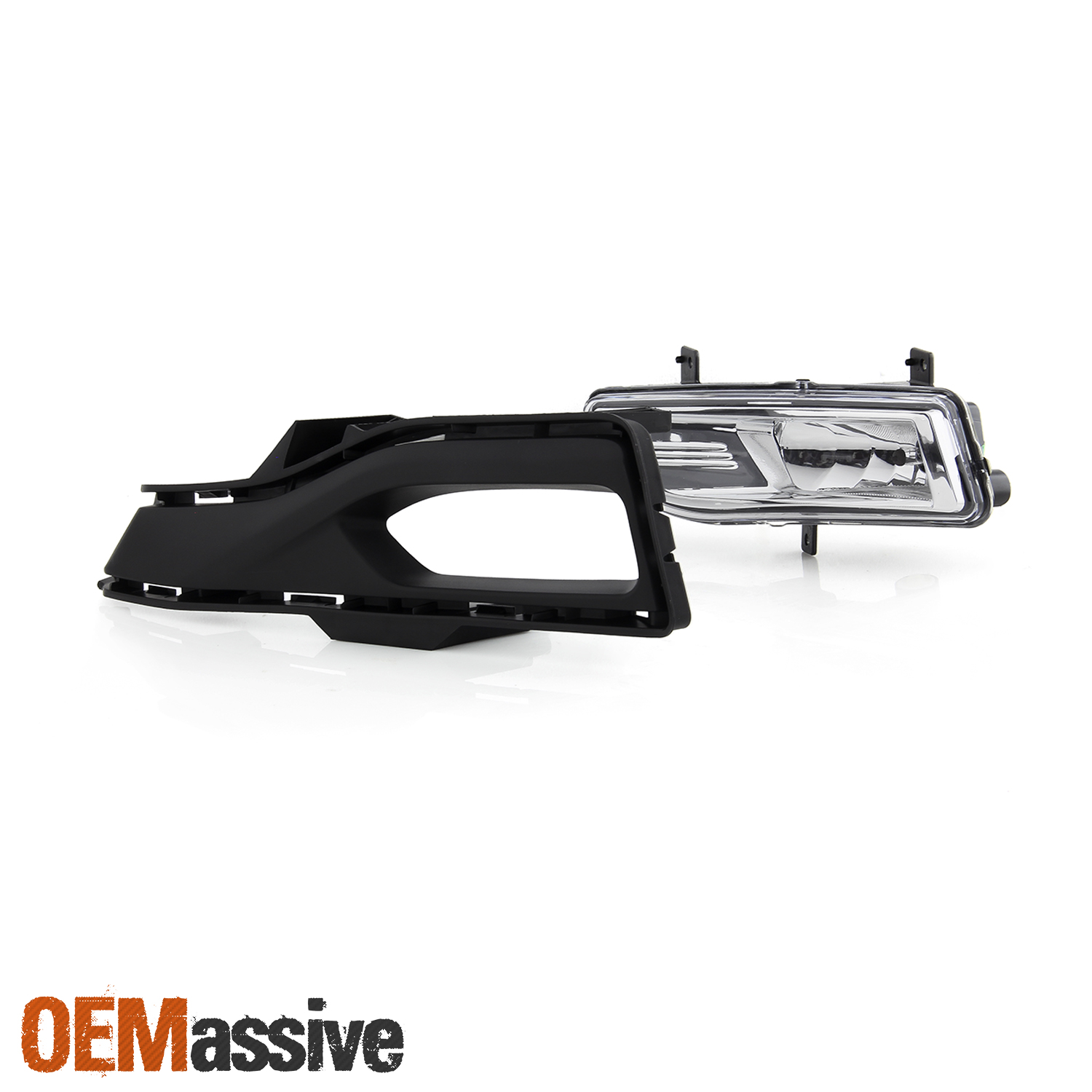 For 2018-2021 Leaf Bumper Driving Chrome Fog Light Pair w/Switch Wiring